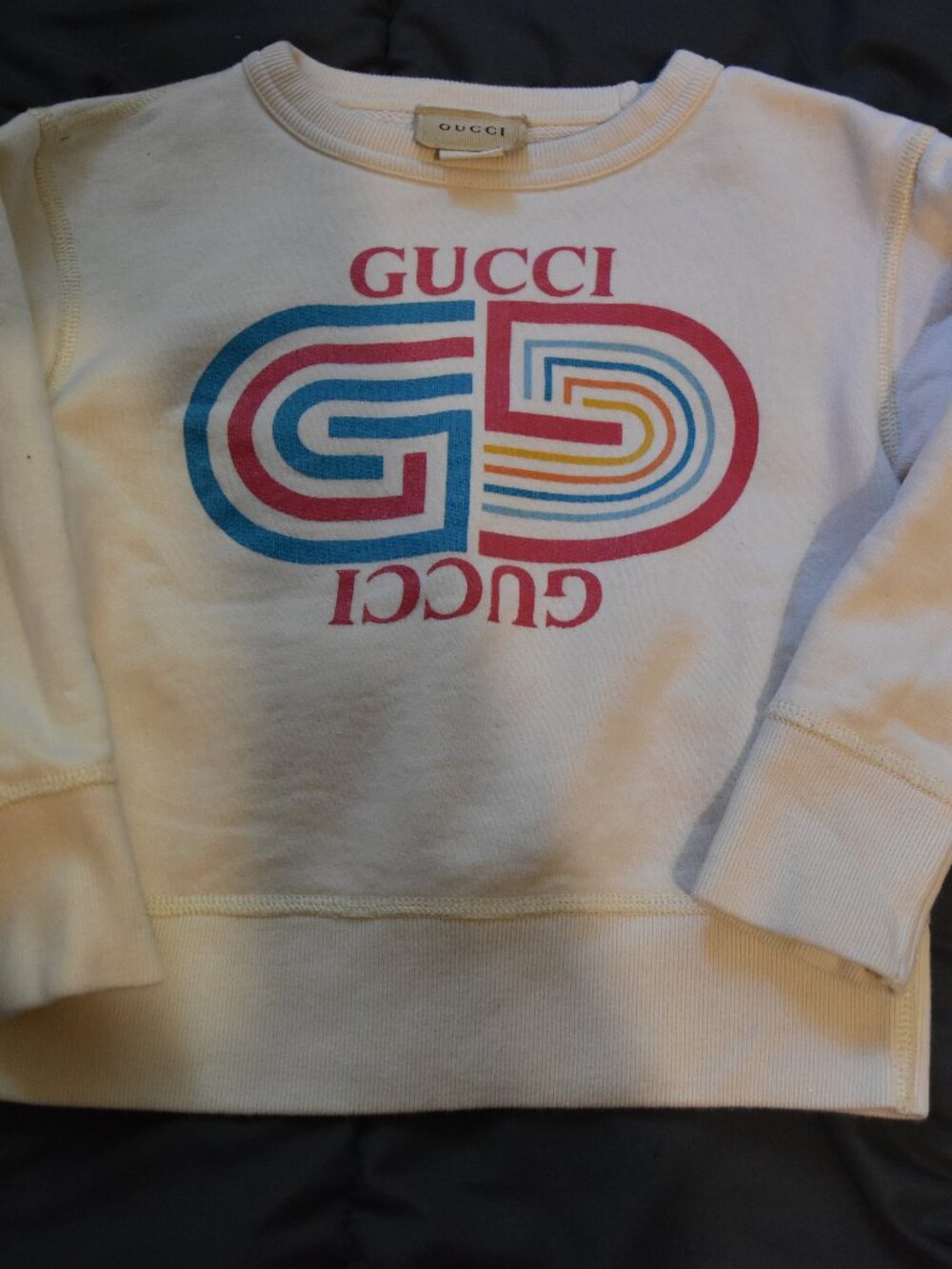 Gucci Colorful Childs Sweatshirt Size 2T-3T